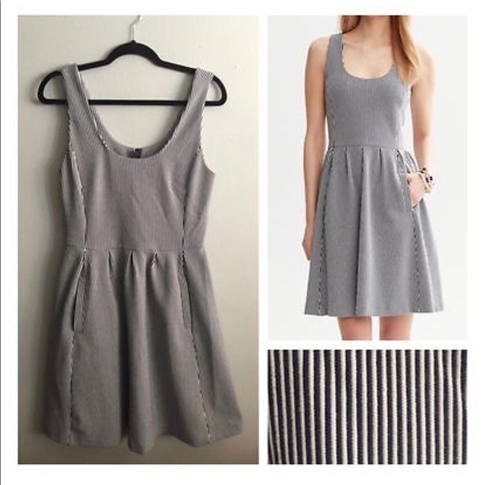 Banana republic striped dress